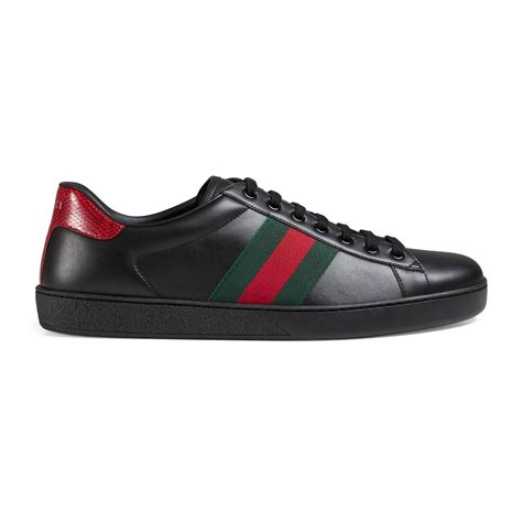 gucci ace low sneaker|gucci ace black men's.